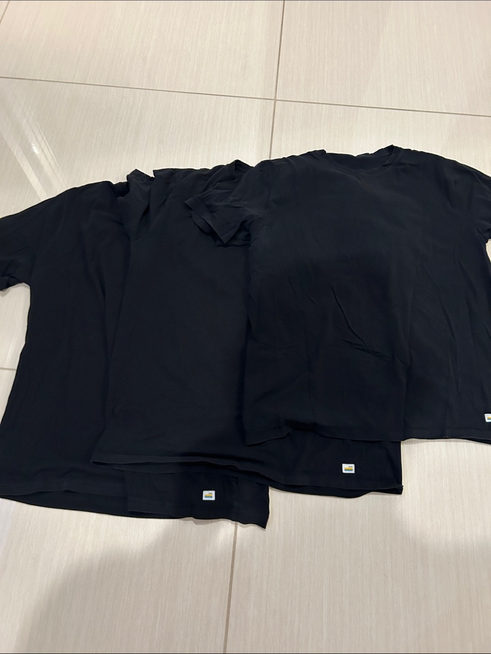 Vuori Black Short Sleeve T-Shirt Trio
Tuvalu T Shirts-set of 3 black.